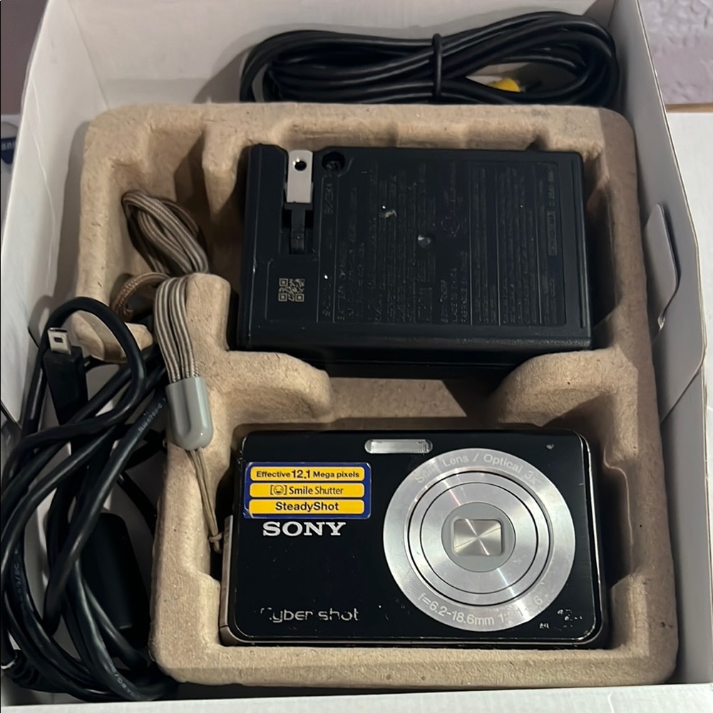 Sony Cyber-shot Digital Camera - Black and Silver